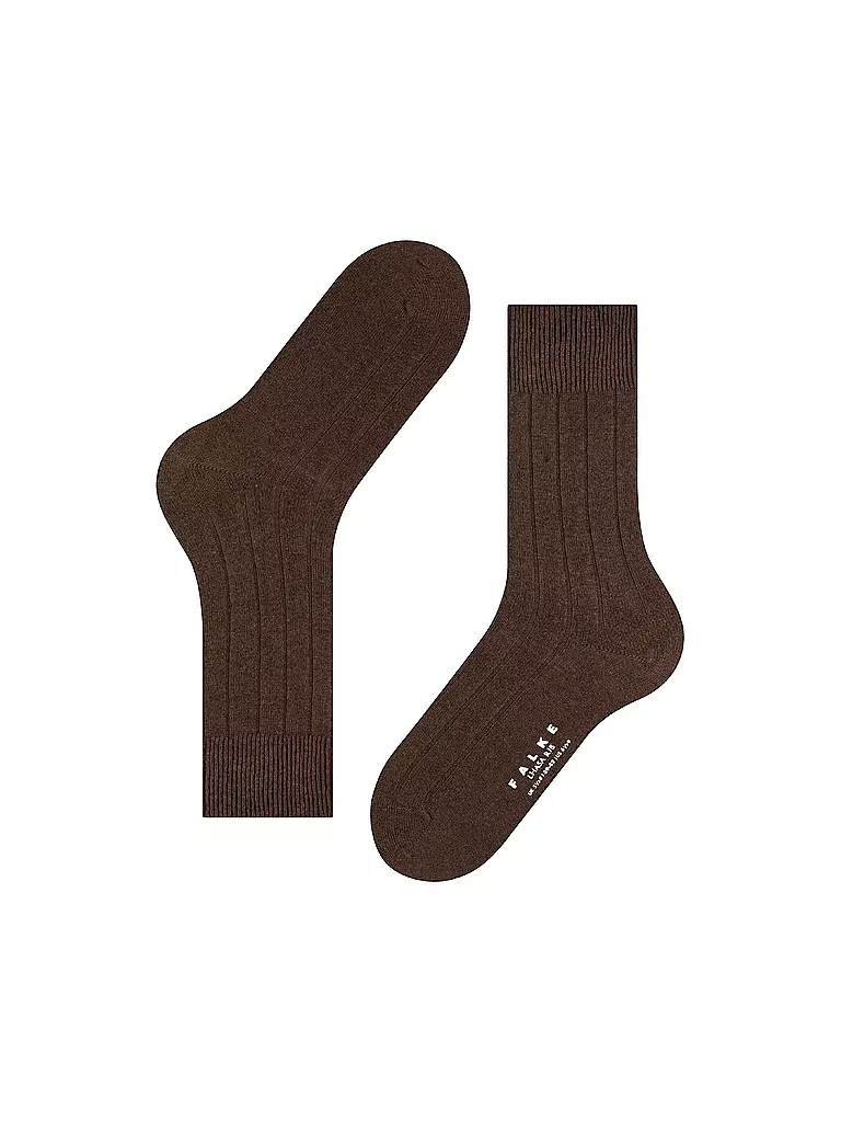 FALKE | Chaussettes LHASA RIB marron | 