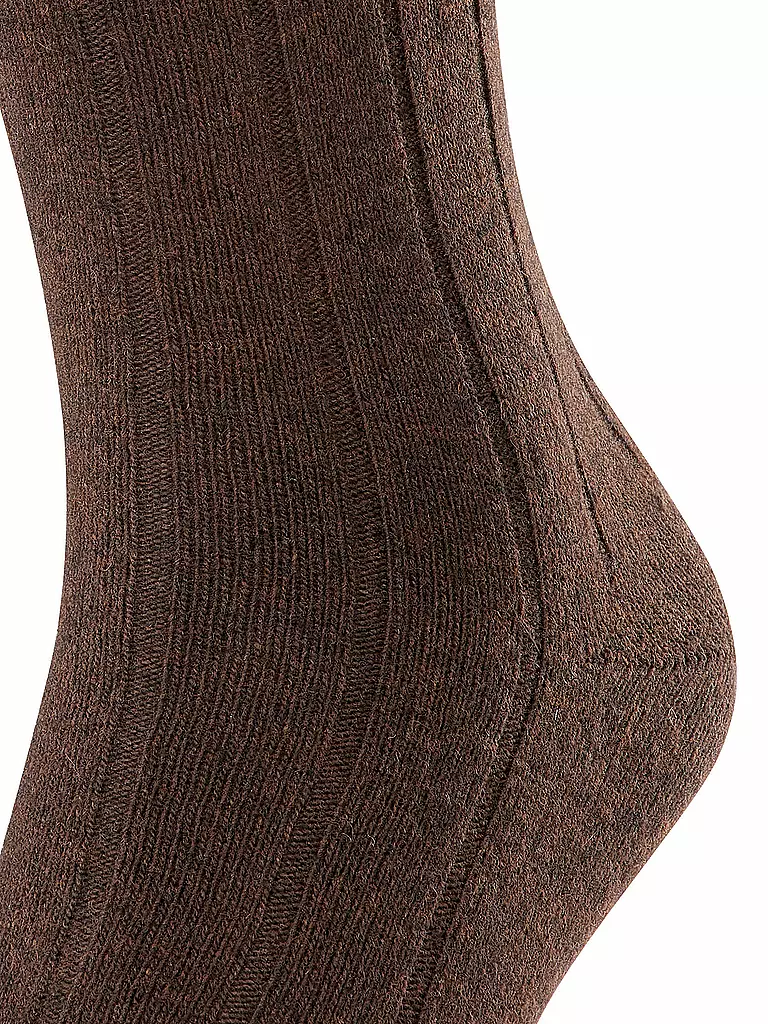 FALKE | Chaussettes LHASA RIB marron | 