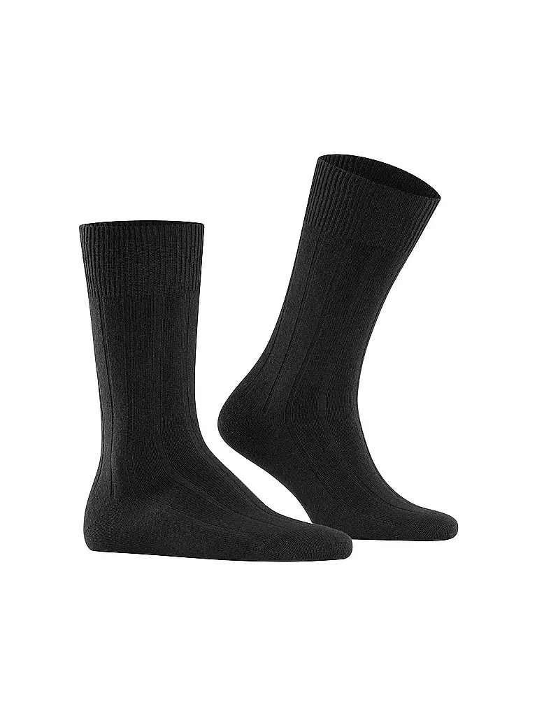 FALKE | Chaussettes LHASA RIB noires | schwarz