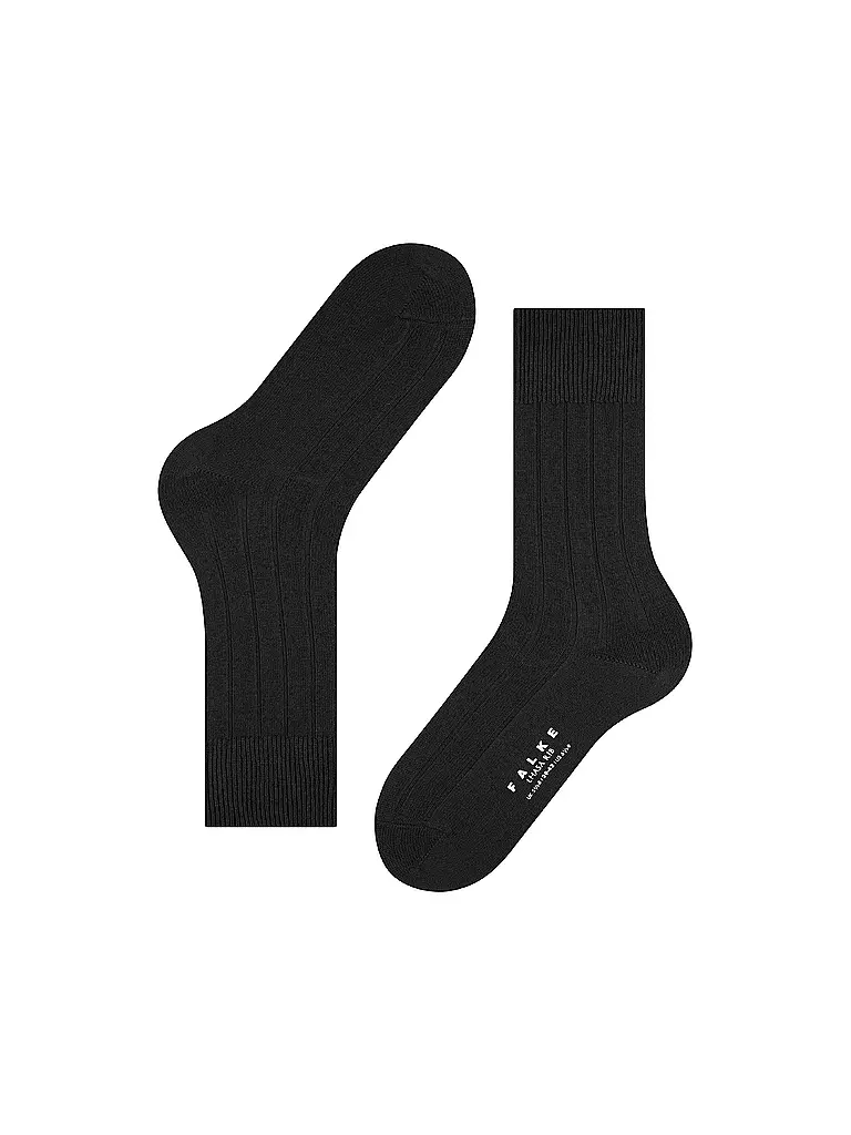FALKE | Chaussettes LHASA RIB noires | schwarz