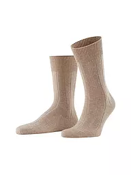 FALKE | Chaussettes LHASA RIB vert chasseur | Beige