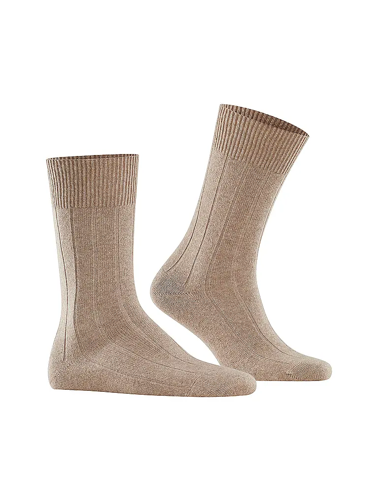 FALKE | Chaussettes LHASA RIB nutmeg mel | beige