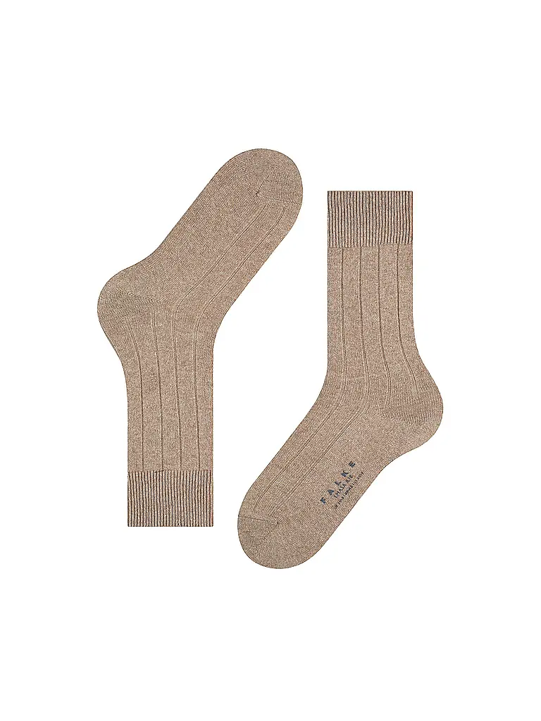 FALKE | Chaussettes LHASA RIB nutmeg mel | beige