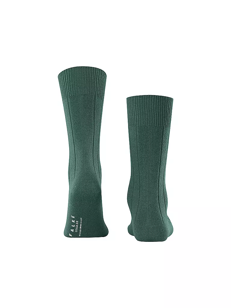 FALKE | Chaussettes LHASA RIB vert chasseur | dunkelgrün
