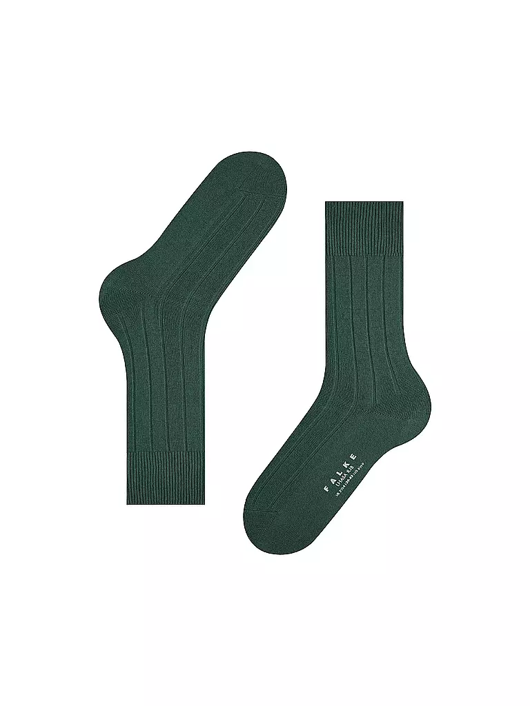FALKE | Chaussettes LHASA RIB vert chasseur | dunkelgrün