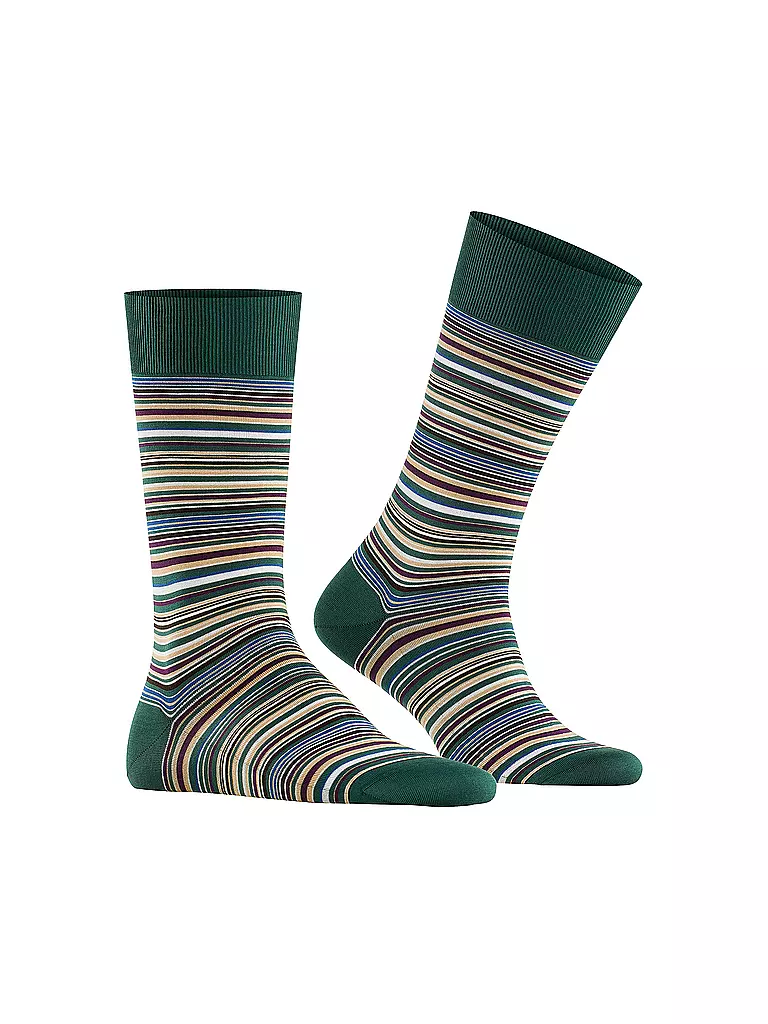 FALKE | Chaussettes MICROBLOCK vert chasseur | dunkelgrün