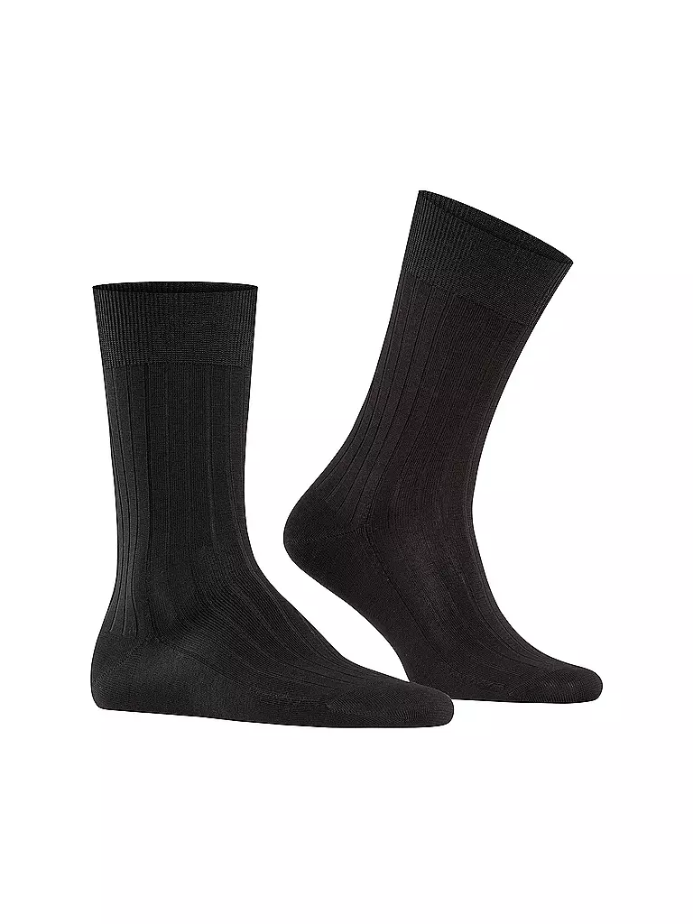 FALKE | Chaussettes MILANO noir | schwarz
