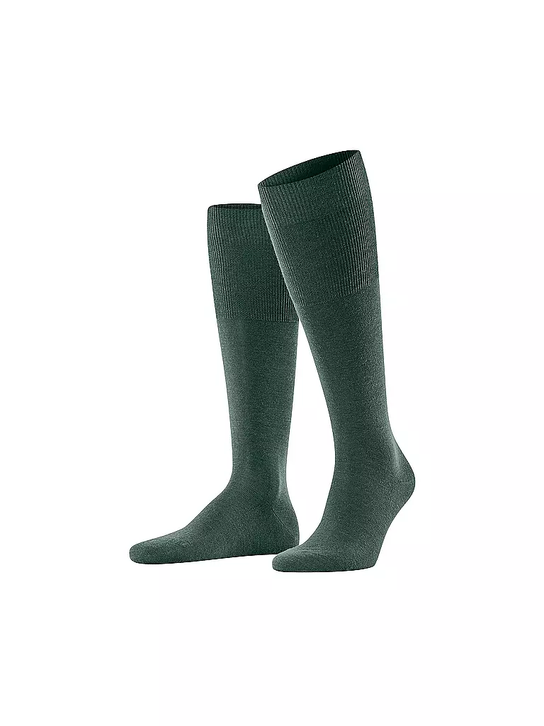 FALKE | Chaussettes montantes Airport | dunkelgrün