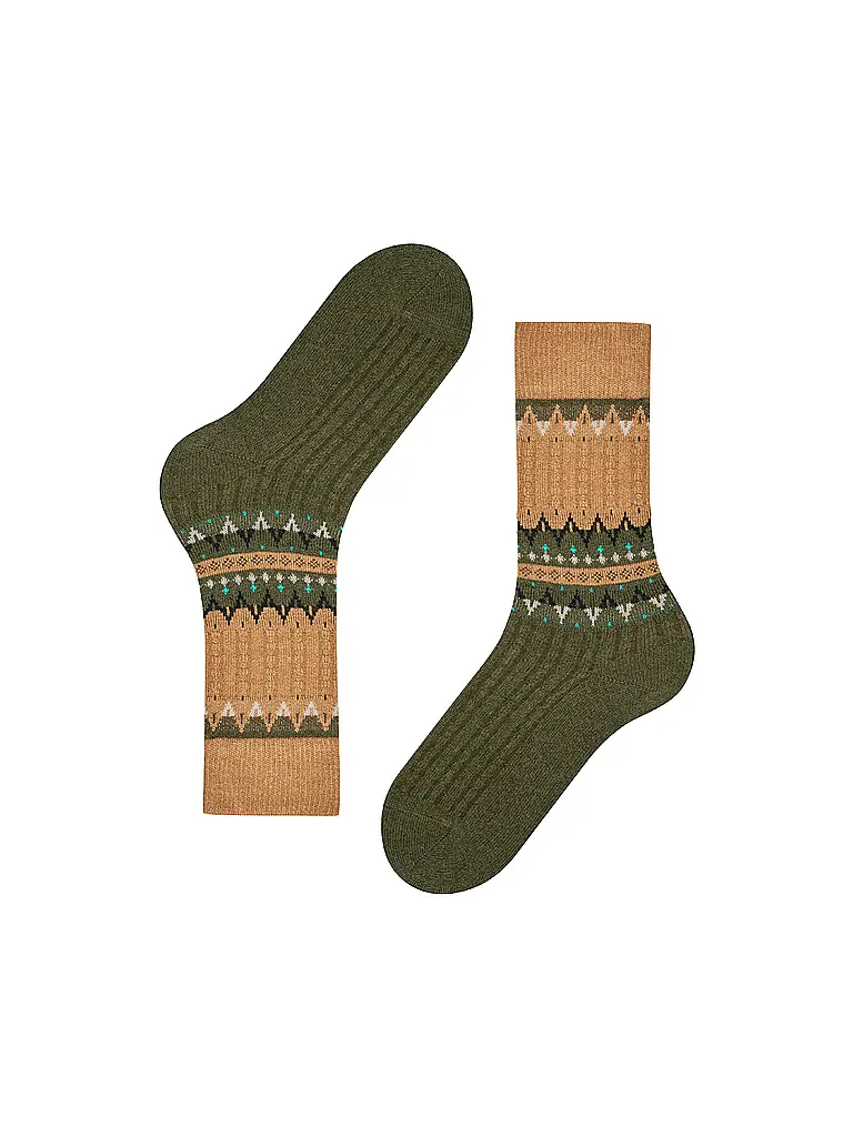 FALKE | Chaussettes NORSEMAN old brass | camel