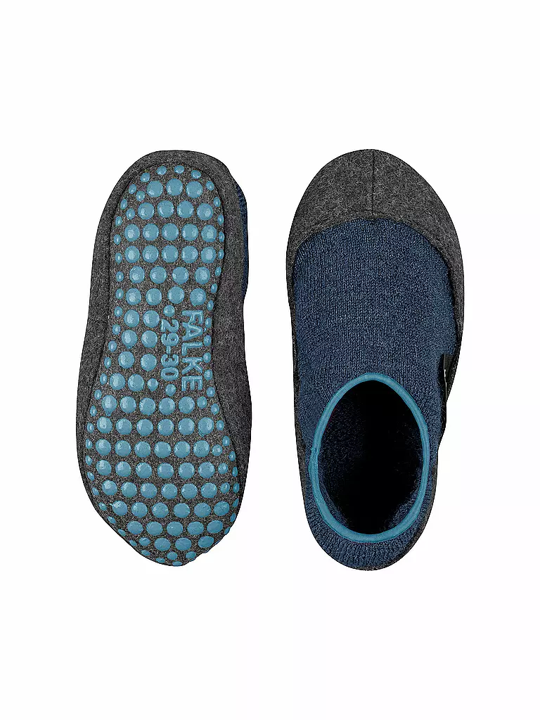 FALKE | Chaussettes pantoufles ABS Cosy bleu foncé pour garçon | blau