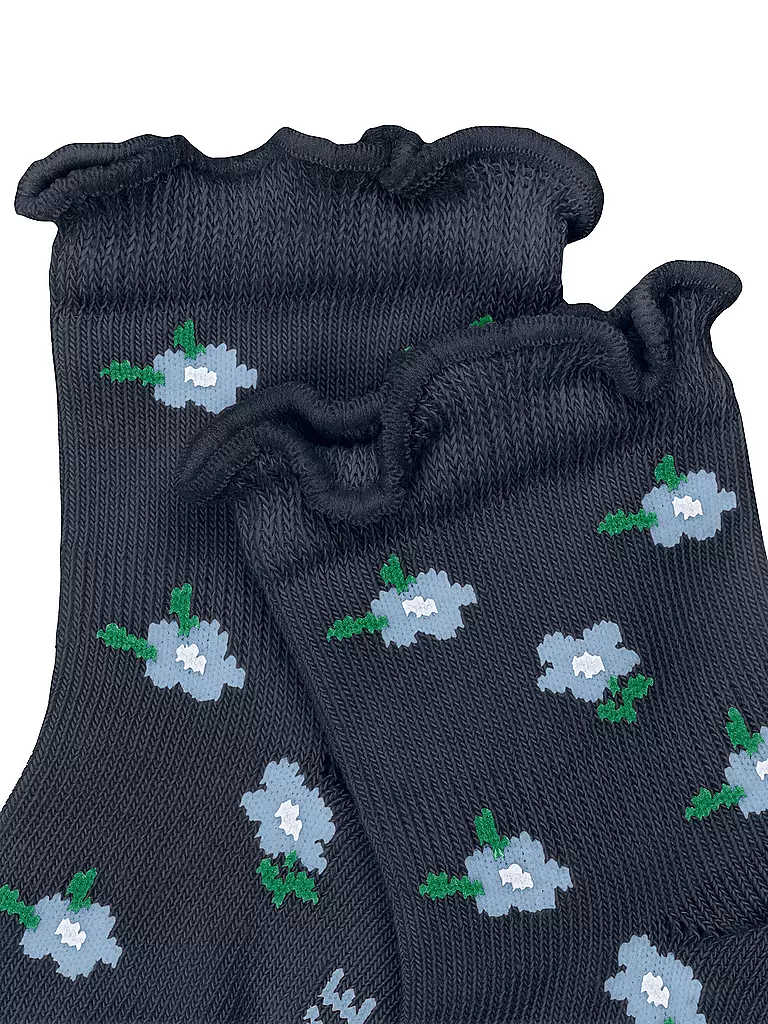 FALKE | Chaussettes pour bébé fille LITTLE DITSY FLOWERS bleu espace | 