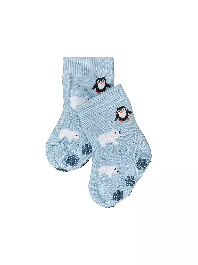 FALKE | Chaussettes pour bébé garçon ANIMAUX D'HIVER bleu cristal | hellblau