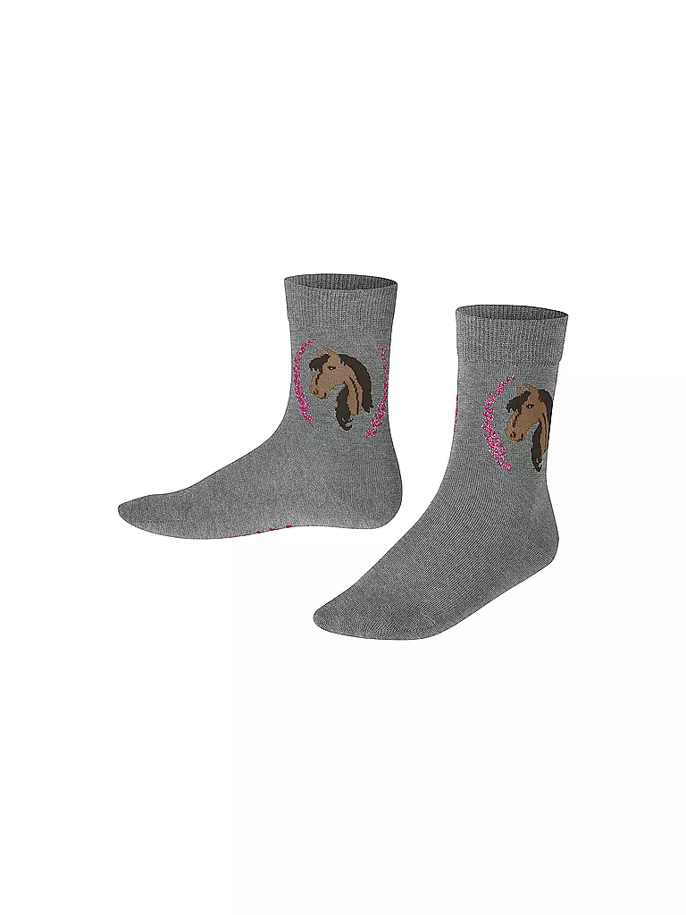 FALKE | Chaussettes pour filles gris chiné clair | grau