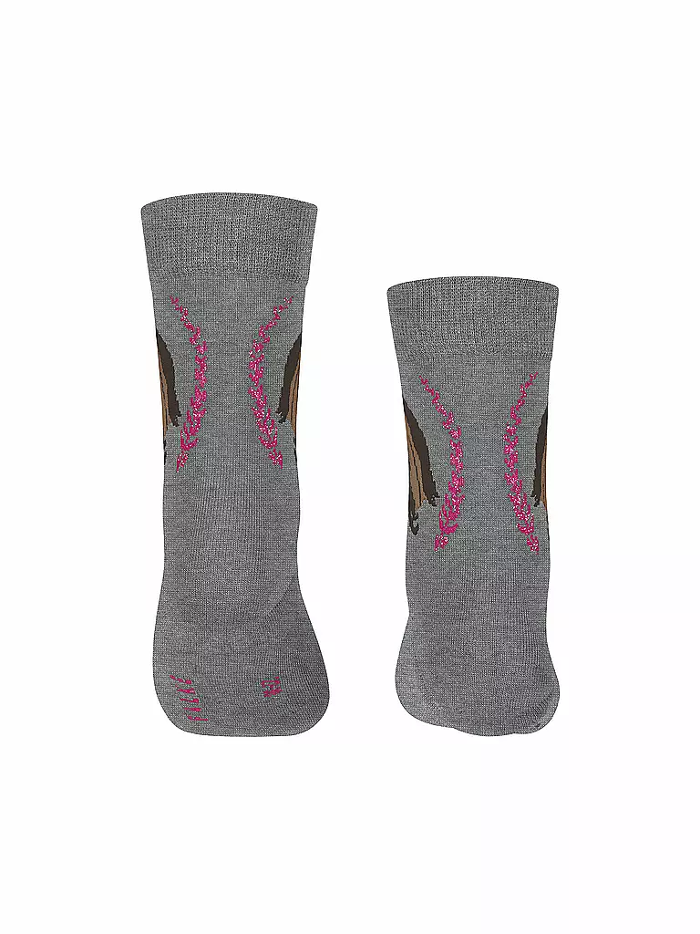 FALKE | Chaussettes pour filles gris chiné clair | 