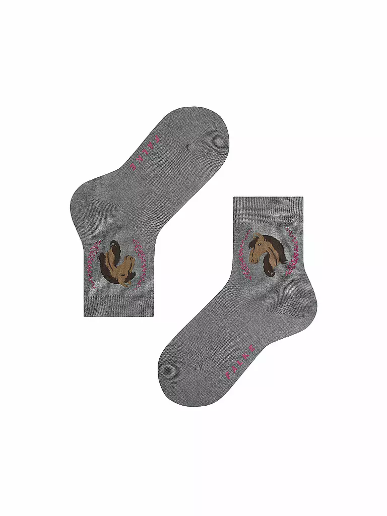 FALKE | Chaussettes pour filles gris chiné clair | 