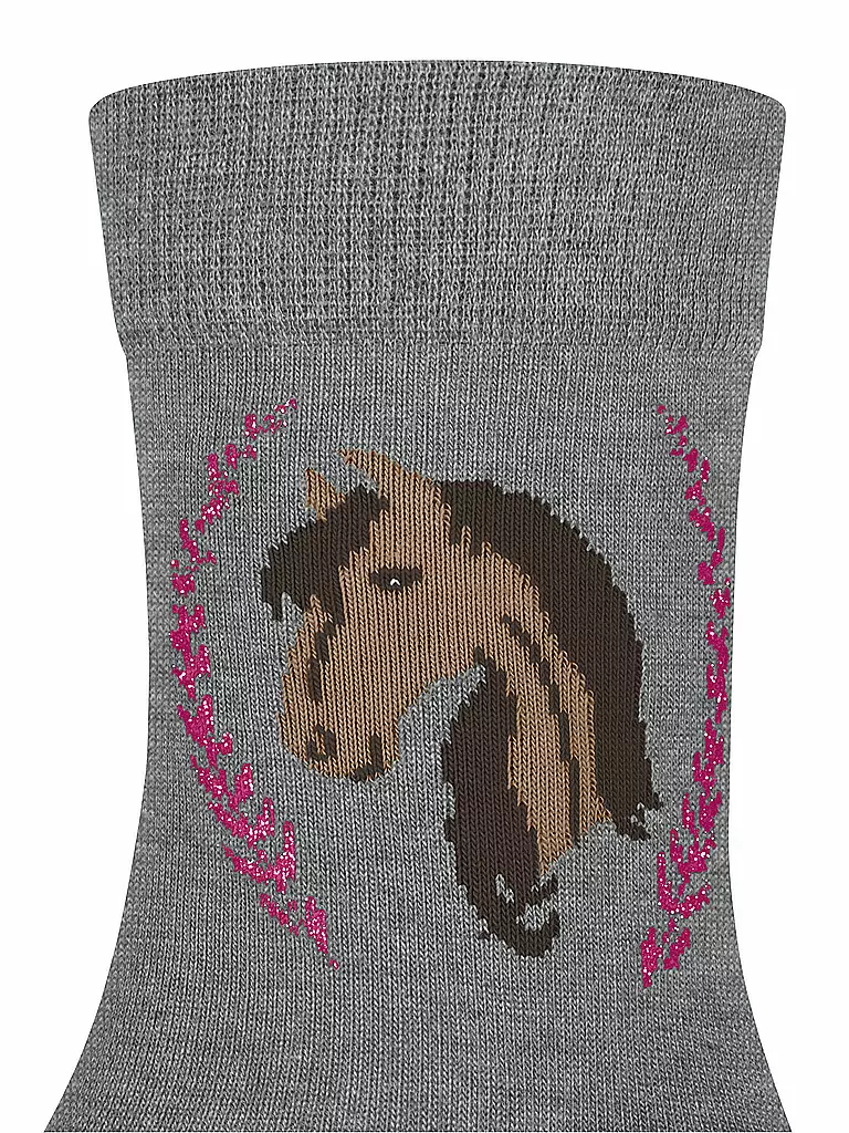 FALKE | Chaussettes pour filles gris chiné clair | 