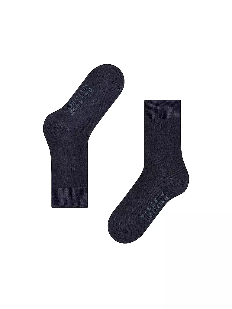 FALKE | Chaussettes SENSITIVE LONDON bleu marine foncé | dunkelblau