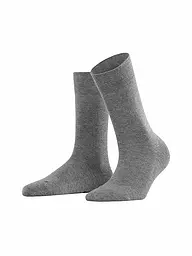FALKE | Chaussettes SENSITIVE LONDON gris chiné clair. | Gris clair