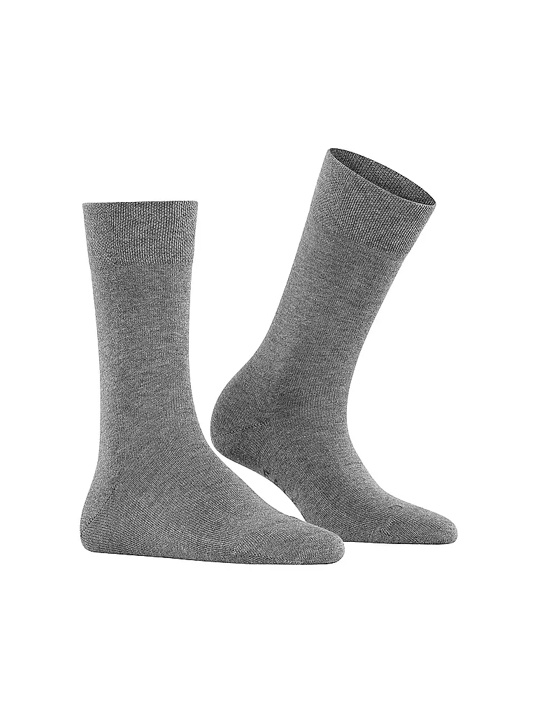 FALKE | Chaussettes SENSITIVE LONDON gris chiné clair. | hellgrau