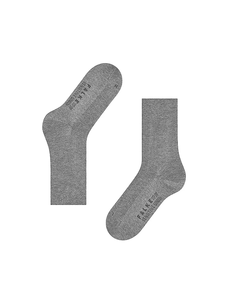 FALKE | Chaussettes SENSITIVE LONDON gris chiné clair. | hellgrau
