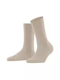 FALKE | Chaussettes SENSITIVE LONDON gris chiné clair. | Beige