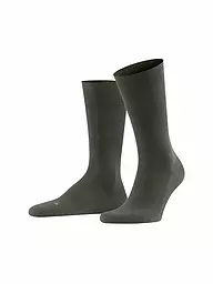 FALKE | Chaussettes homme Sensitive London anthra.mel. | Vert foncé