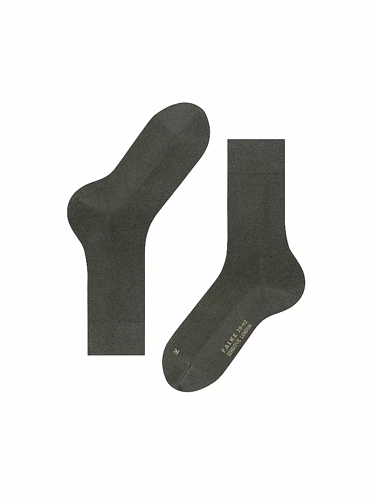 FALKE | Chaussettes SENSITIVE LONDON military | dunkelgrün