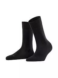 FALKE | Chaussettes SENSITIVE LONDON gris chiné clair. | Noir
