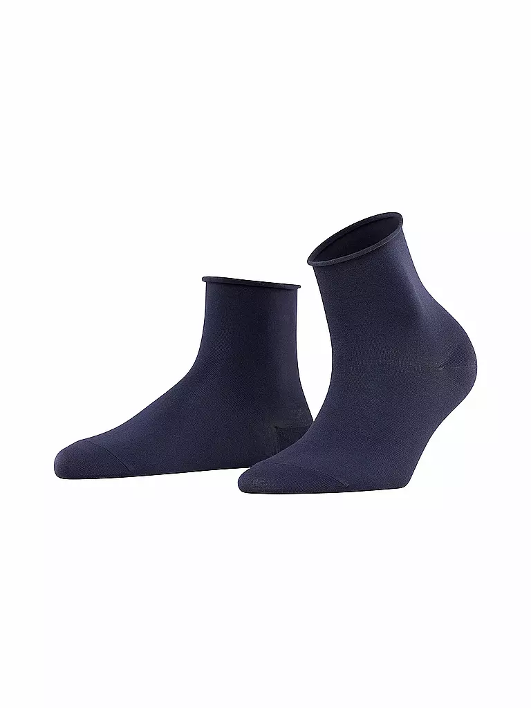 FALKE | Chaussettes sneaker COTTON TOUCH bleu marine foncé | dunkelblau