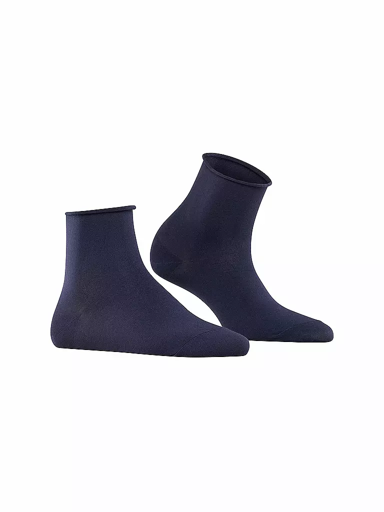 FALKE | Chaussettes sneaker COTTON TOUCH bleu marine foncé | 