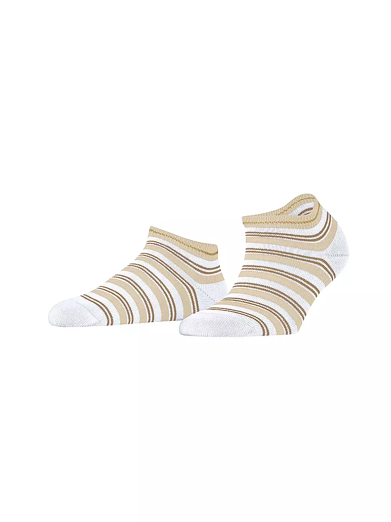 FALKE | Chaussettes sneaker SMART STRIPE blanches | Blanc