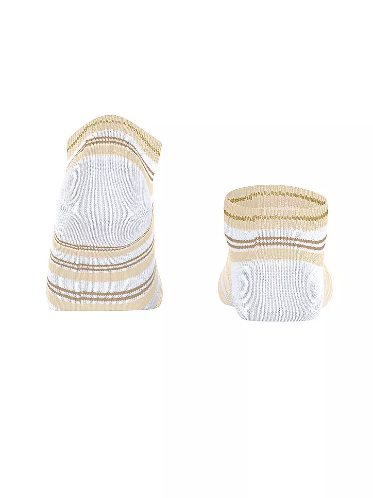 FALKE | Chaussettes sneaker SMART STRIPE blanches | 