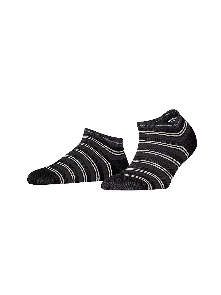 FALKE | Chaussettes sneaker SMART STRIPE noir | Noir