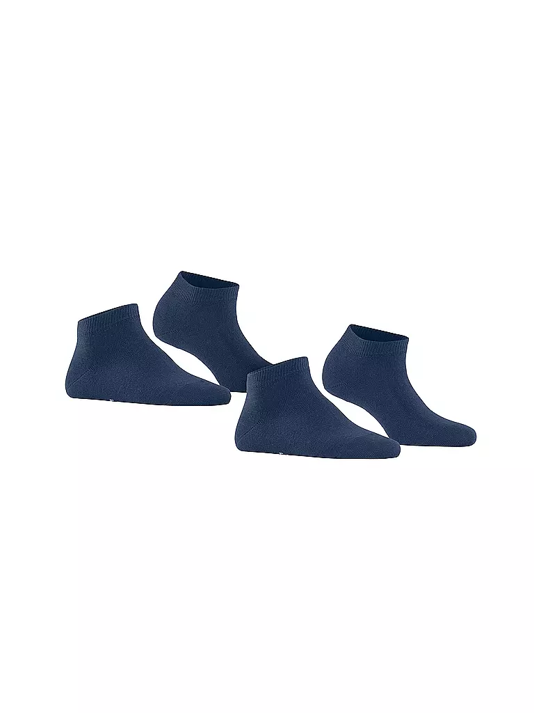 FALKE | Chaussettes sneakers Happy, lot de 2, bleu roi | blau