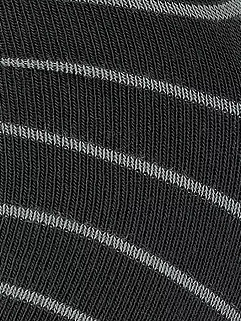 FALKE | Chaussettes sneakers Happy Stripe, lot de 2 noir | schwarz