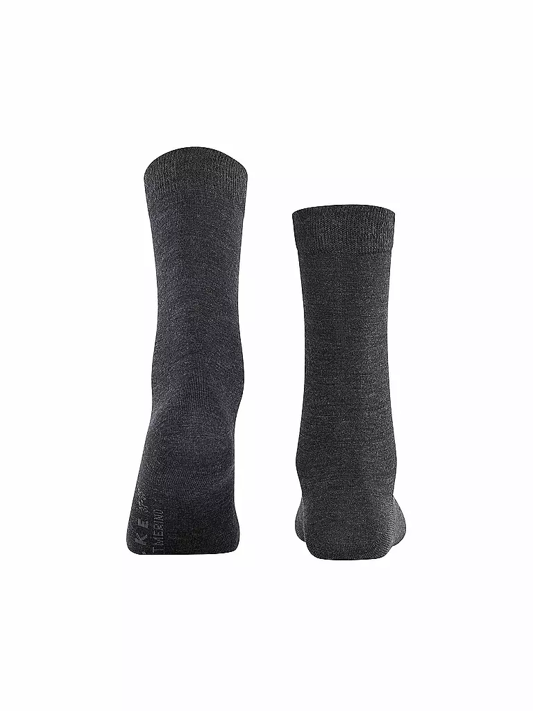 FALKE | Chaussettes Soft Merino anthracite | grau