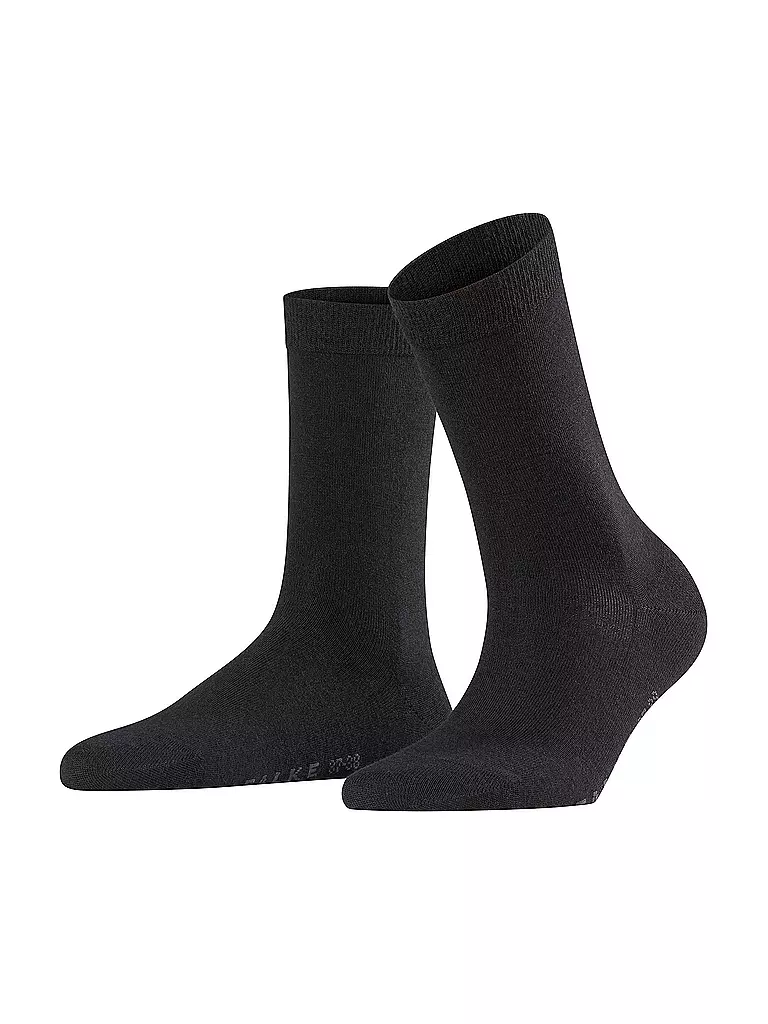 FALKE | Chaussettes Soft Merino black | schwarz