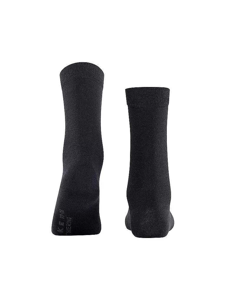 FALKE | Chaussettes Soft Merino black | 