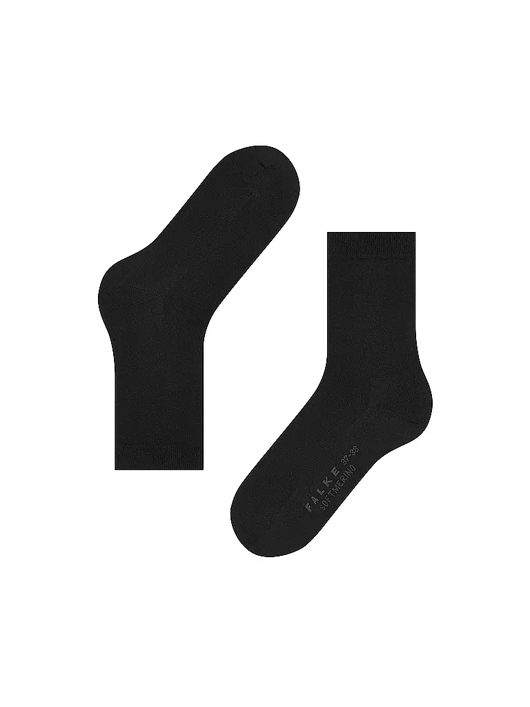FALKE | Chaussettes Soft Merino black | 