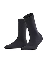 FALKE | Chaussettes Soft Merino anthracite | Bleu
