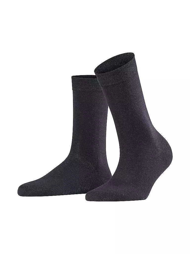 FALKE | Chaussettes Soft Merino marine | blau