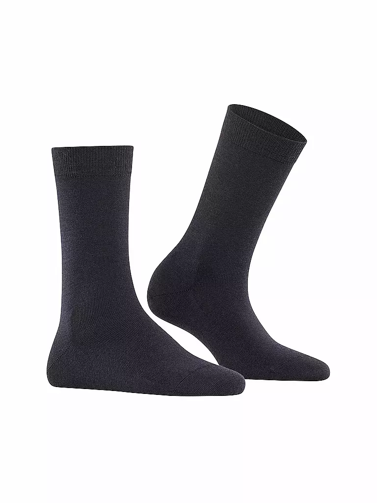 FALKE | Chaussettes Soft Merino marine | blau