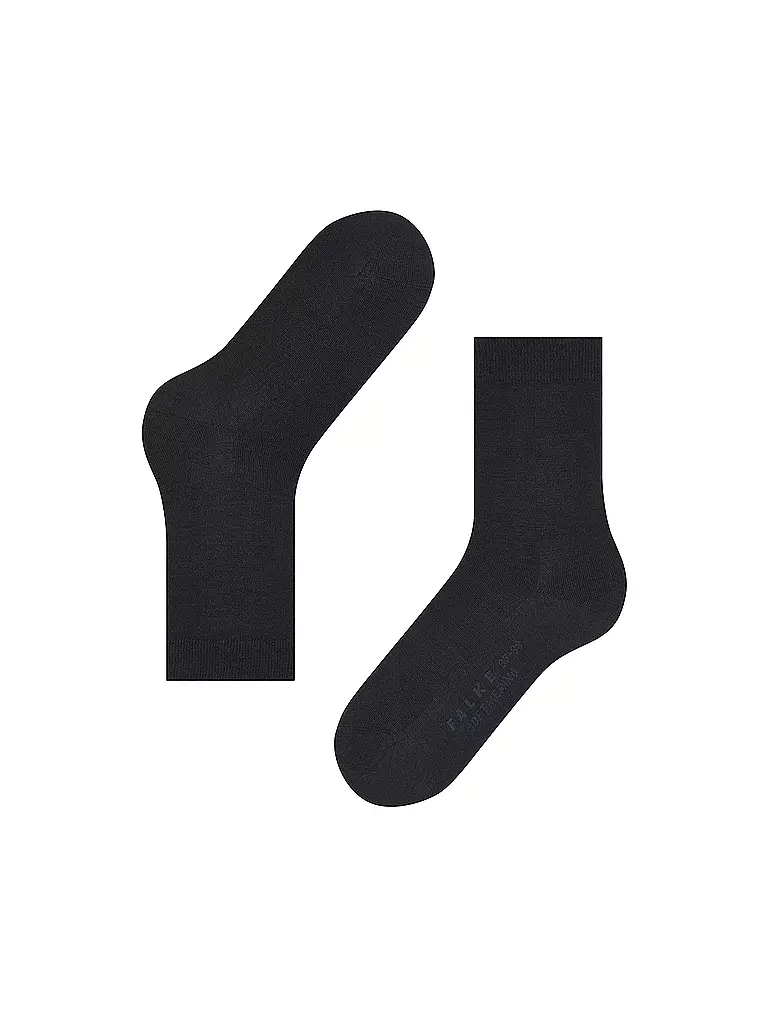 FALKE | Chaussettes Soft Merino marine | blau