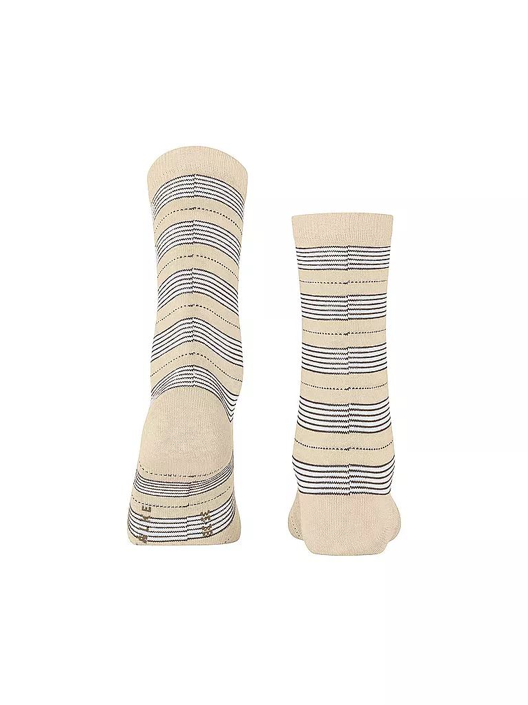 FALKE | Chaussettes STRIPE UNIFORM crème | 