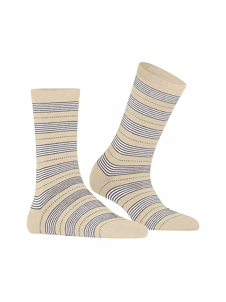FALKE | Chaussettes STRIPE UNIFORM crème | 