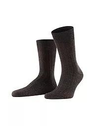 FALKE | Chaussettes TEPPICH IM SCHUH bleu marine foncé | Marron
