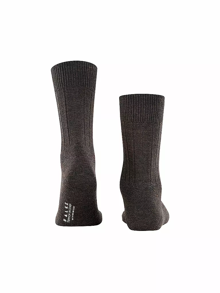 FALKE | Chaussettes TEPPICH IM SCHUH marron foncé mél. | braun