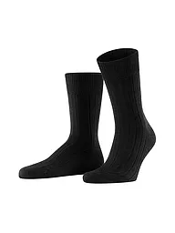 FALKE | Chaussettes TEPPICH IM SCHUH bleu marine foncé | Noir