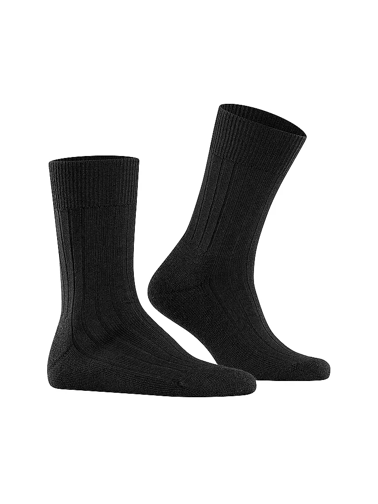 FALKE | Chaussettes TEPPICH IM SCHUH noir | schwarz