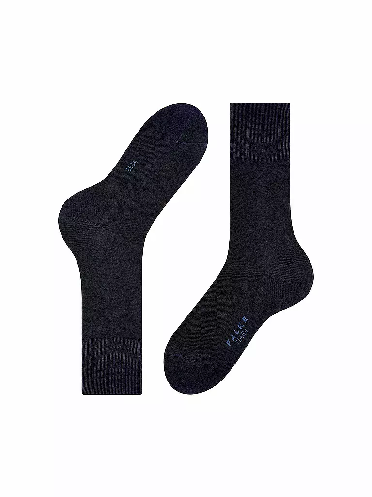 FALKE | Chaussettes TIAGO bleu marine foncé | dunkelblau
